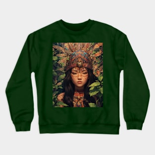 Great waves of tree Crewneck Sweatshirt